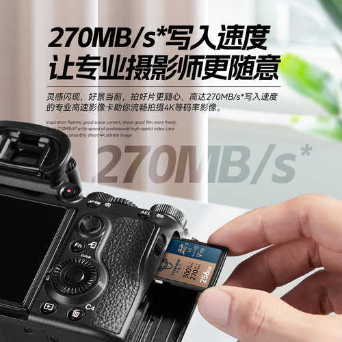 沣标沃斯耐sd卡32G存储卡128G相机通用SD内存卡64g佳能富士尼康相机专用512G闪存卡256GB高速SDXC/SDHC - 图2