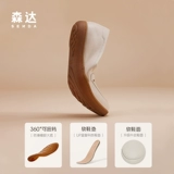 Senda Super Soft Loafer обувь женская обувь весна и осень -стиль торговых центров такая же матери и туфли какао квартира для одиночной обувь 4cfb7aa4