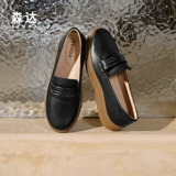 Senda Loafer обувь женская обувь весна и осень -стиль торговый центр такого же комфортного комфорта бобовые ботинки Случайный какао 4CF25AA4