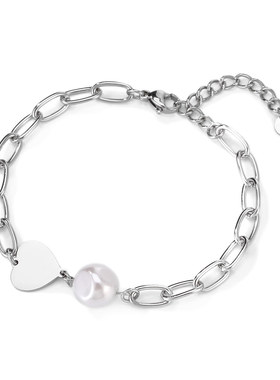 小众ins爱心可调节情侣礼物手链