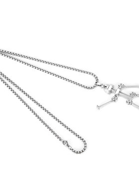 嘻哈风螺丝钉挂链男女同款