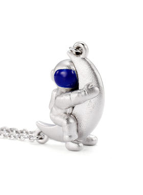 太空宇航员小众设计吊坠