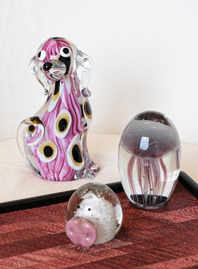 ladylike 法式中国风琉璃动物摆件客厅 客厅玄关桌面装饰乔迁礼物