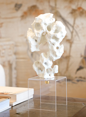 新中式摆件，太湖石树脂摆件