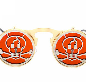 墨镜复古风翻盖男女款太阳眼镜