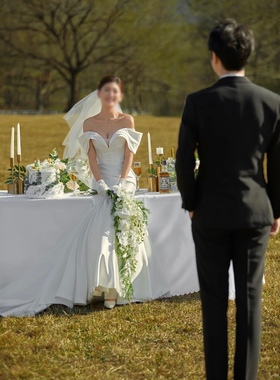 ins外景道具森系婚礼影楼拍照