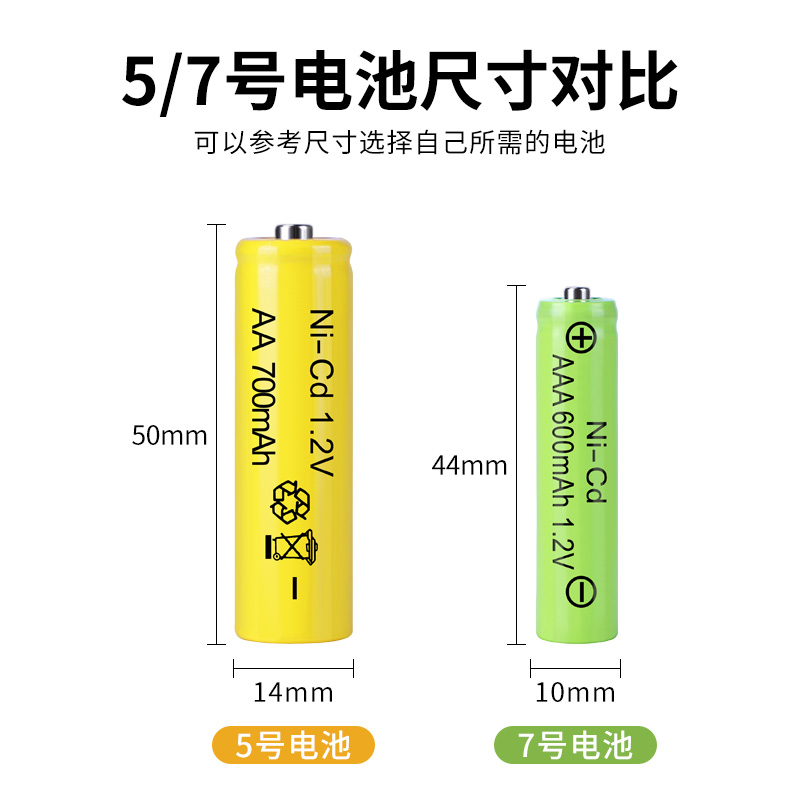 5号充电锂电池7号充电器大容量五七套装aa玩具空调电视可替1.5v伏 - 图0