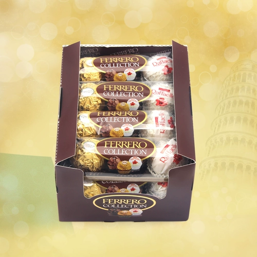Ферреро шоколадная подарочная коробка установлена ​​T48 Pilot Sugar Sugar Bulk Sand 3 зерновые подарочные сеть красные закуски