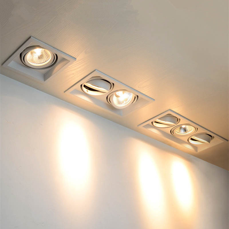 斗胆灯内胆led双头格栅射灯灯头COB灯杯配件12W豆胆灯AR111内胆,淘宝优惠券,粉丝福利购,淘宝优惠卷