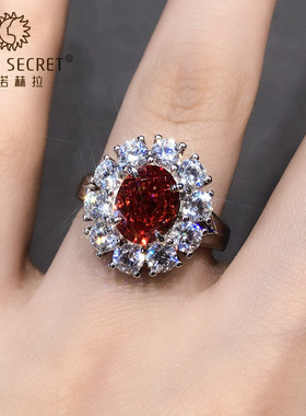 奢华朱诺赫拉925银璀璨女戒指