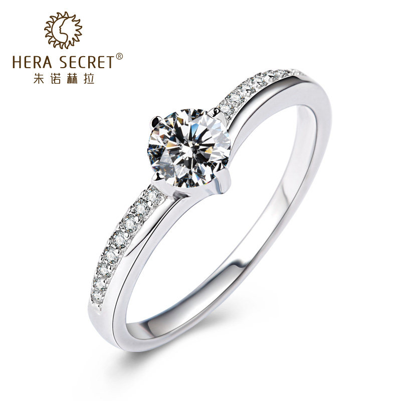 新款带钻细小银镀白金18k金女尾戒 朱诺赫拉戒指/指环