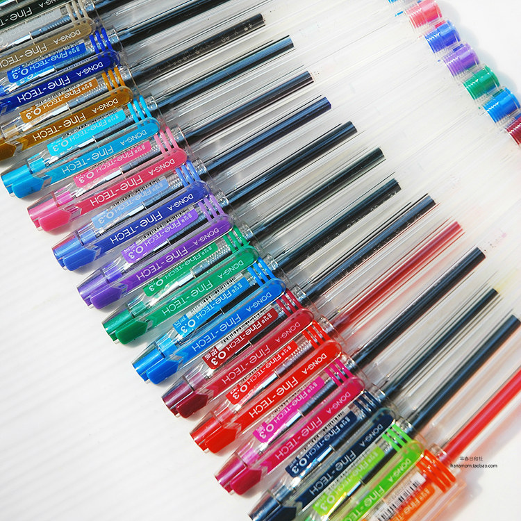 韩国东亚Dong-A极细0.38速干笔刷题笔水性笔财务手帐彩笔学生文具,淘宝优惠券,粉丝福利购,淘宝优惠卷