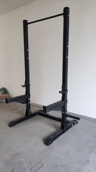 Hatlex heavy duty squat rack 80 square tube wall thickness 3mm