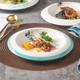 Ceramic hotel tableware round 10 inches