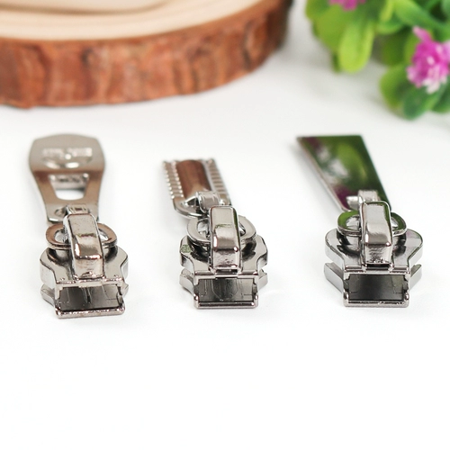 Металлические медные нейлоновые двусторонние штаны с молнией