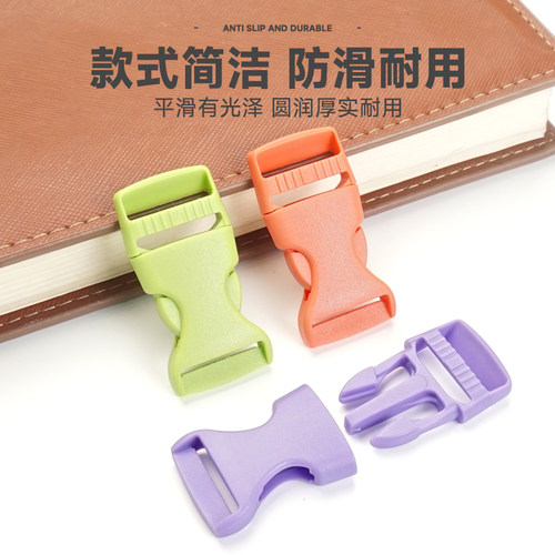 2cm彩色塑料插扣书包扣背包扣子母扣拆卸卡扣织带连接扣箱包配件 - 图3