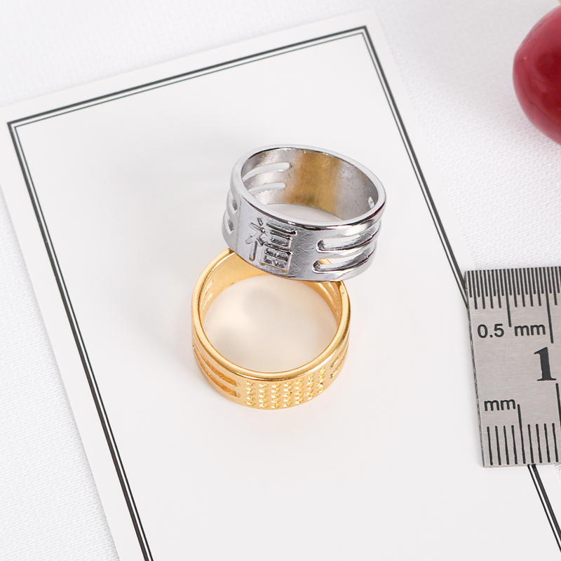 金属铜十字绣缝纫DIY顶针压针器顶针箍 抵戒指套顶针高级顶针 - 图0