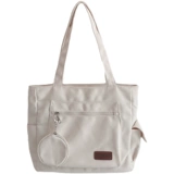 Сумка на одно плечо, вместительный и большой шоппер, подходит для студента, коллекция 2022, премиум класс