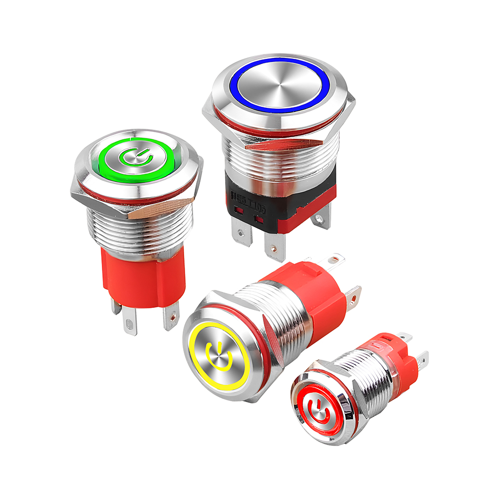 20A大电流金属按钮开关12/16/19/22MM大功率自锁自复位小按键开关 - 图3