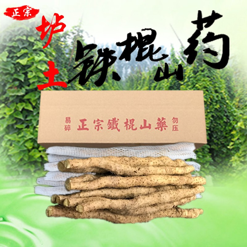 小程山药河南焦作正宗温县垆土铁棍山药河南焦作铁杆怀山药淮山药 - 图1