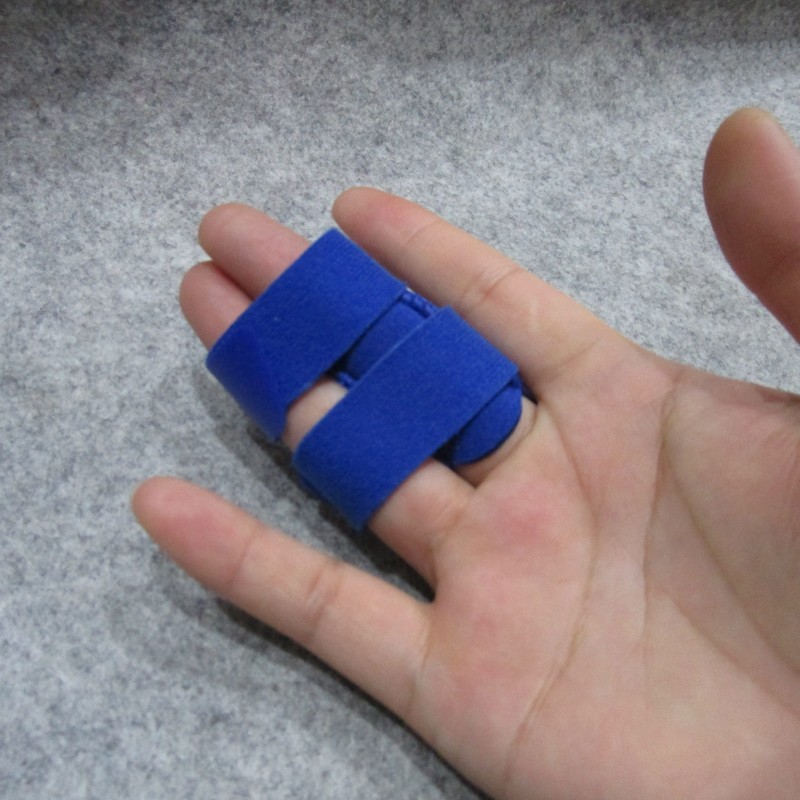 篮足排球运动双绑带护指护手弹力指关节保护手指节男防滑运防护篮 - 图0