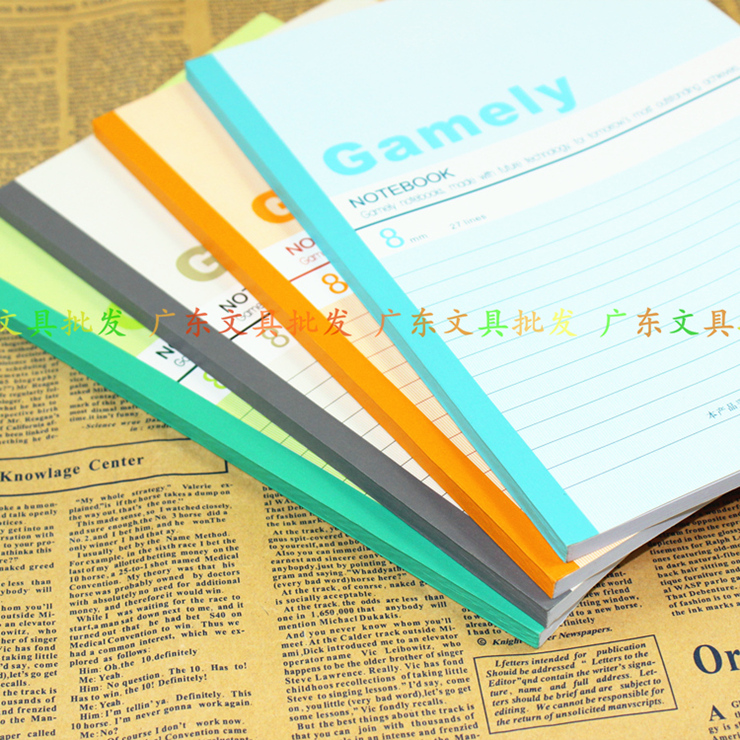 A6a5b5a4 single line student stationery business notebook