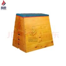 Removable Wood Jumping Box Trapezoidal Fitness Training Set Training Booster Springboard Combination Log Colorful Color Size Customizable