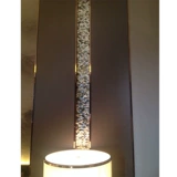 Натуральная раковина обрезка зеркала рама линия крыльца гостиная прикроватная диван