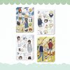 Lazixing new summer style character stickers Japanese and Korean girl handbook Guka mobile phone diy stickers