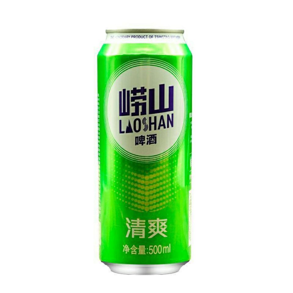 青岛崂山啤酒 崂山3.1度清爽啤酒500ml*12听整箱经典啤酒 - 图3