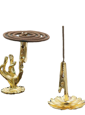 莲花香夹造型雅致合金佛手