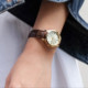 Casio metal fashion quartz white collar student ladies trend watch LTP-V004GL-9A