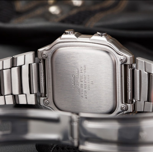 Men's watch Casio student watch retro trend casio small square waterproof watch AE-1200WHD-1A