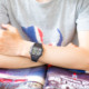 Casio Casio watch male and female student sports wearable swimming waterproof small square AE-1200WH-1A
