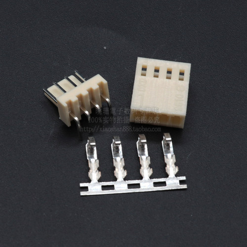 整套 KF2510接插件 直/弯针座+插头胶壳+簧片接线端子 2.54连接器 - 图1
