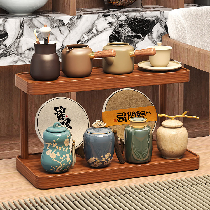 简约桌面杯架置物架多层咖啡杯架茶杯水杯收纳架子中式茶具摆件架,淘宝优惠券,粉丝福利购,淘宝优惠卷