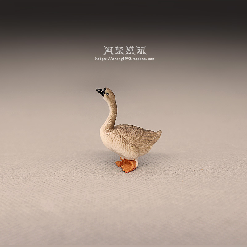 微景观农场动物模型 小号鸡鸭驴羊狗奶牛兔子沙盘素材苔藓景摆件 - 图1