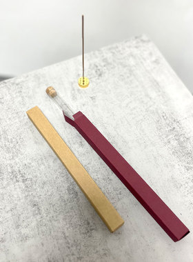 21CM线香盒配10克玻璃管套装现货
