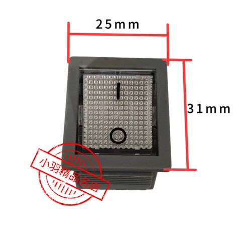 电热锅开关 大开关 配件 多用锅电炒锅开关 3脚 带灯 800W 500W - 图1