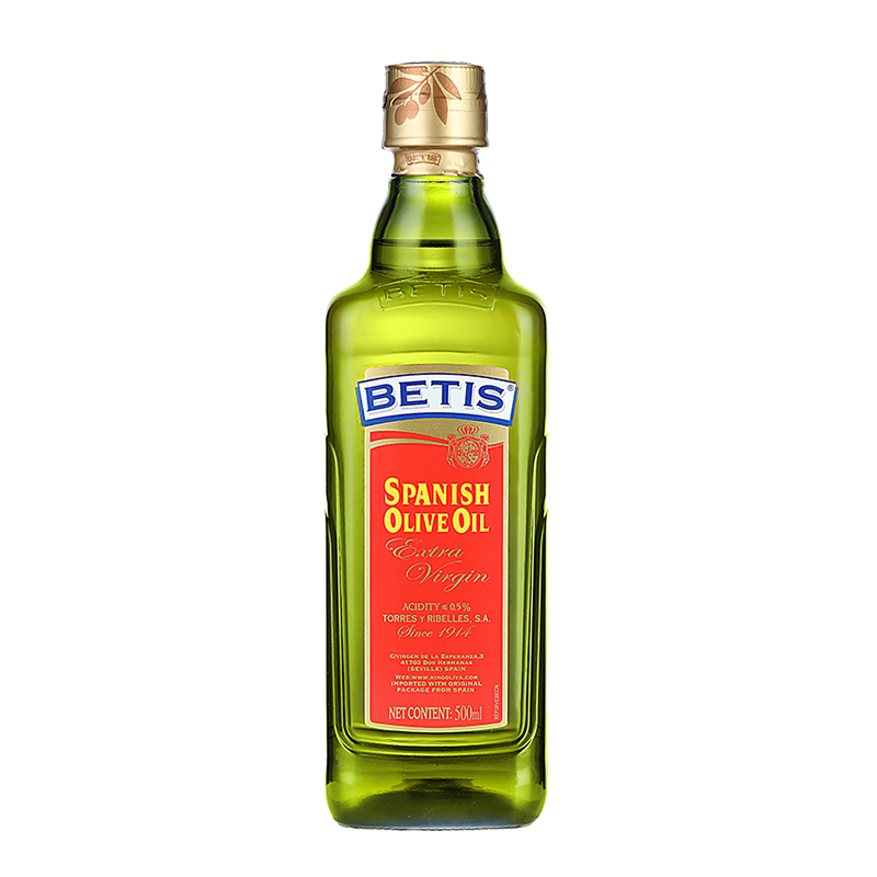 送500ml/24年产西班牙原装进口特级初榨贝蒂斯橄榄油500ml食用油