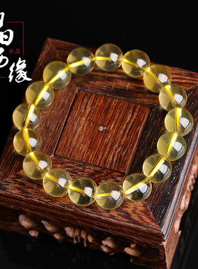 天然晶西缘情侣黄水晶小清新