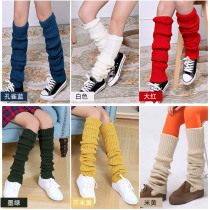 Thickened lengthened dance socks sleeve leg cover long cylinder overknee heaps pile socks Sox autumn winter guard legs yoga practice belly leather dance socks sleeve