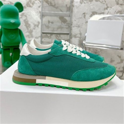 23经典复古阿甘鞋简约系带运动鞋绿色鞋底欧美设计德训鞋厚底鞋女 - 图3