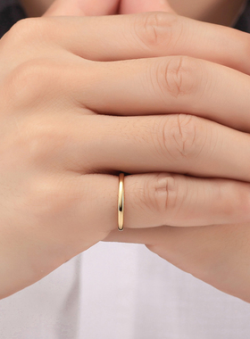 小指单身嘻哈风hiphop沙金尾戒