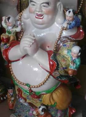 景德镇落地五子弥勒佛菩萨站像