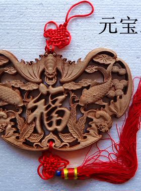 天天特价香樟仿古风背景墙木雕
