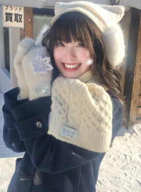 “初恋”日剧同款原创雪花标围巾