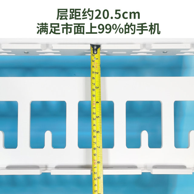 Store manager recommends universal mobile phone charging stand for office desks