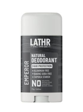 Lathr-Deodorant Emperor佛手柑黑醋栗苹果香抗菌吸汗 天然除臭棒