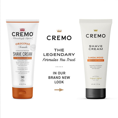 Cremo-克雷莫Sandalwood檀香超顺滑亲肤无泡沫男士剃须软膏177ml - 图1